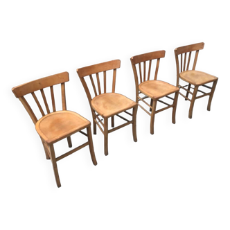 4 chaises bistrot luterma