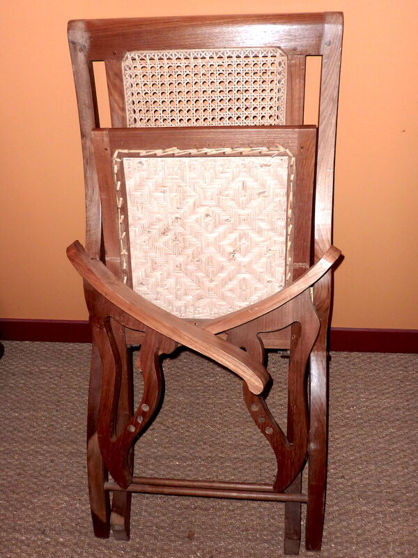 Fauteuil colonial pliant