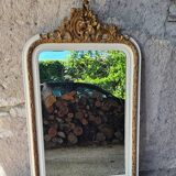 Late 19th century fireplace mirror
