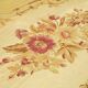 Handmade European Vintage Aubusson Kilim 260 cm x 368 cm