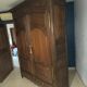 Lorraine wardrobe in solid oak from the 18th century.