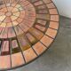Capron “herbarium” coffee table with metal base