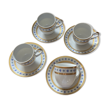 Service 12 pièces porcelaine fine Karlovarský Porcelán