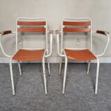 Set of 2 armchairs Tolix T2 50s