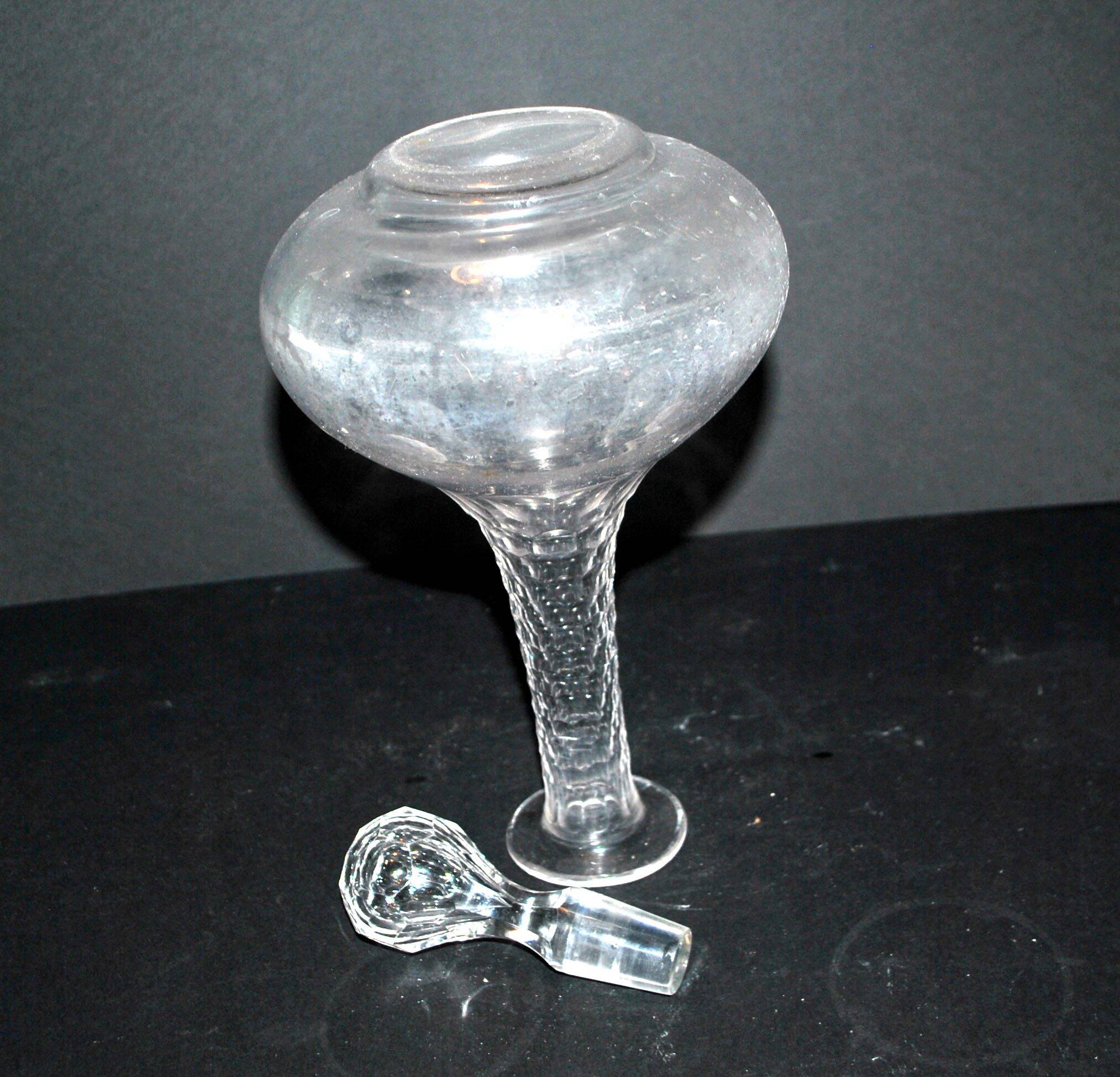 Baccarat tortoiseshell cut crystal carafe H29cm