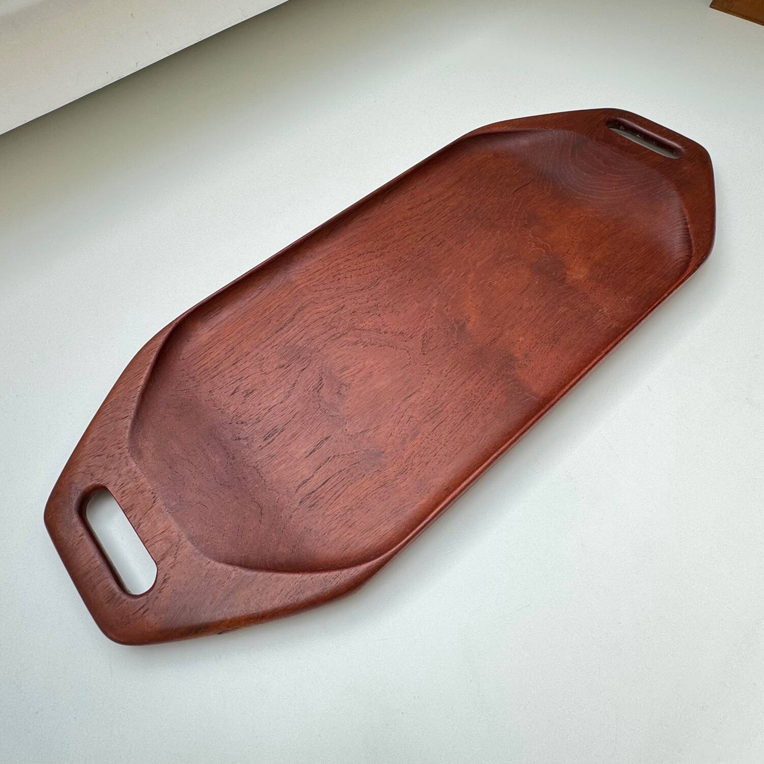 Large teak serving tray Digsmed Danemark