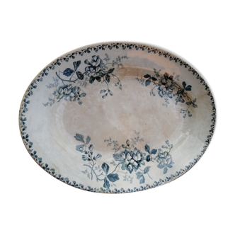 Oval dish Terre de Fer