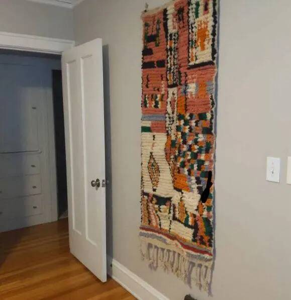 Grand tapis berbère fait main 3x2 m