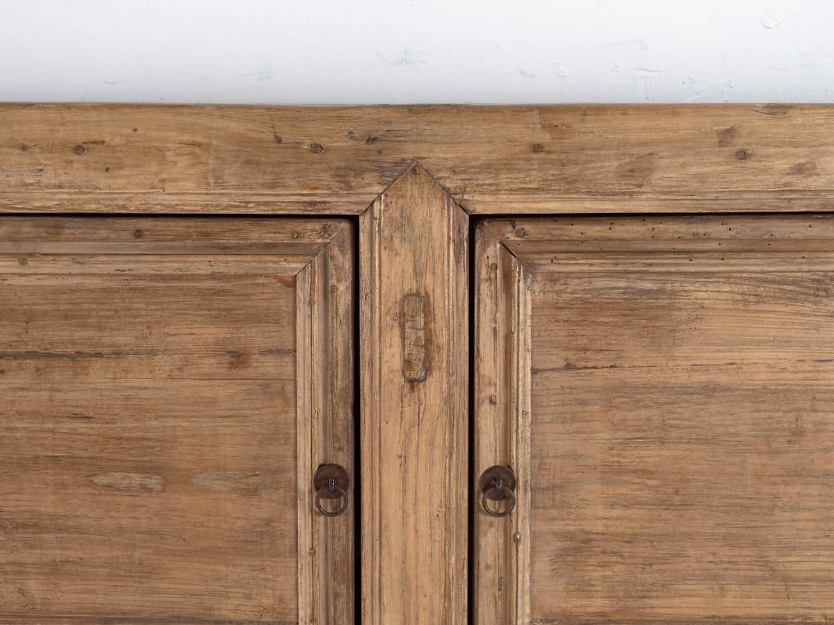 Antique wooden three-door sideboard (circa 1920)