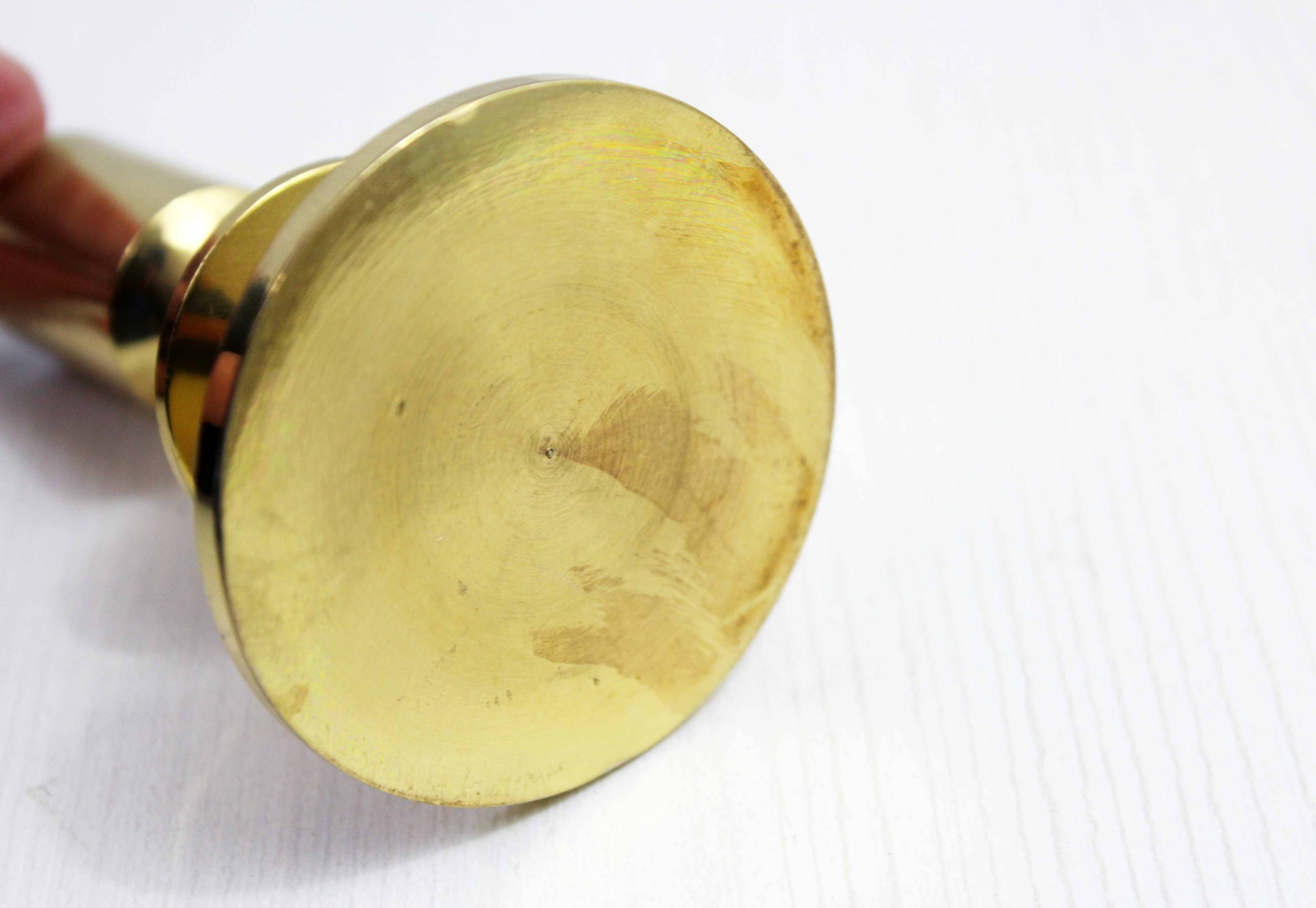 Vintage brass candle holder