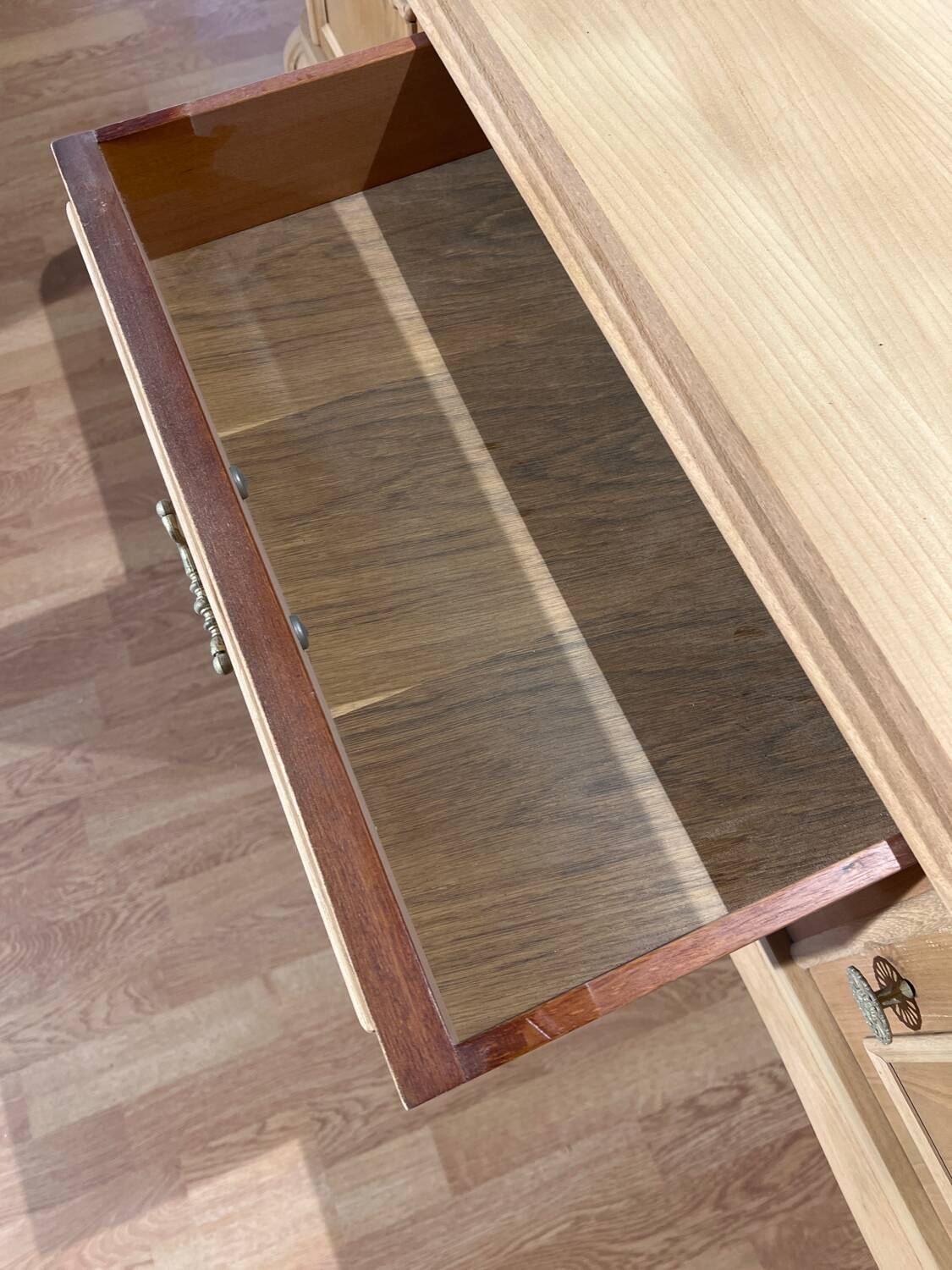 Airbrushed desk dressing table