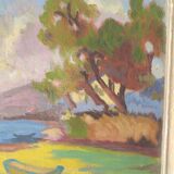 Painting on 50s panel