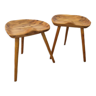 Pairs of tripod stools