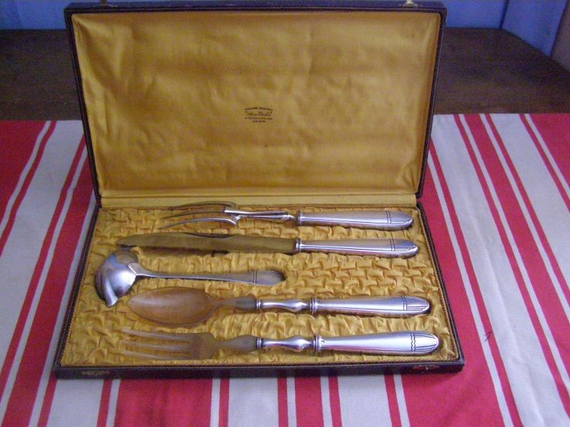 Argenterie " bouillet bourdelle" 5 couverts de service métal argenté