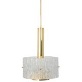 Large Murano hanging lamp by Hillebrand, 1970s