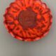 Ceramic, orange catchall, glazed terracotta