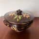 Terracotta pottery tureen Alsace folk art