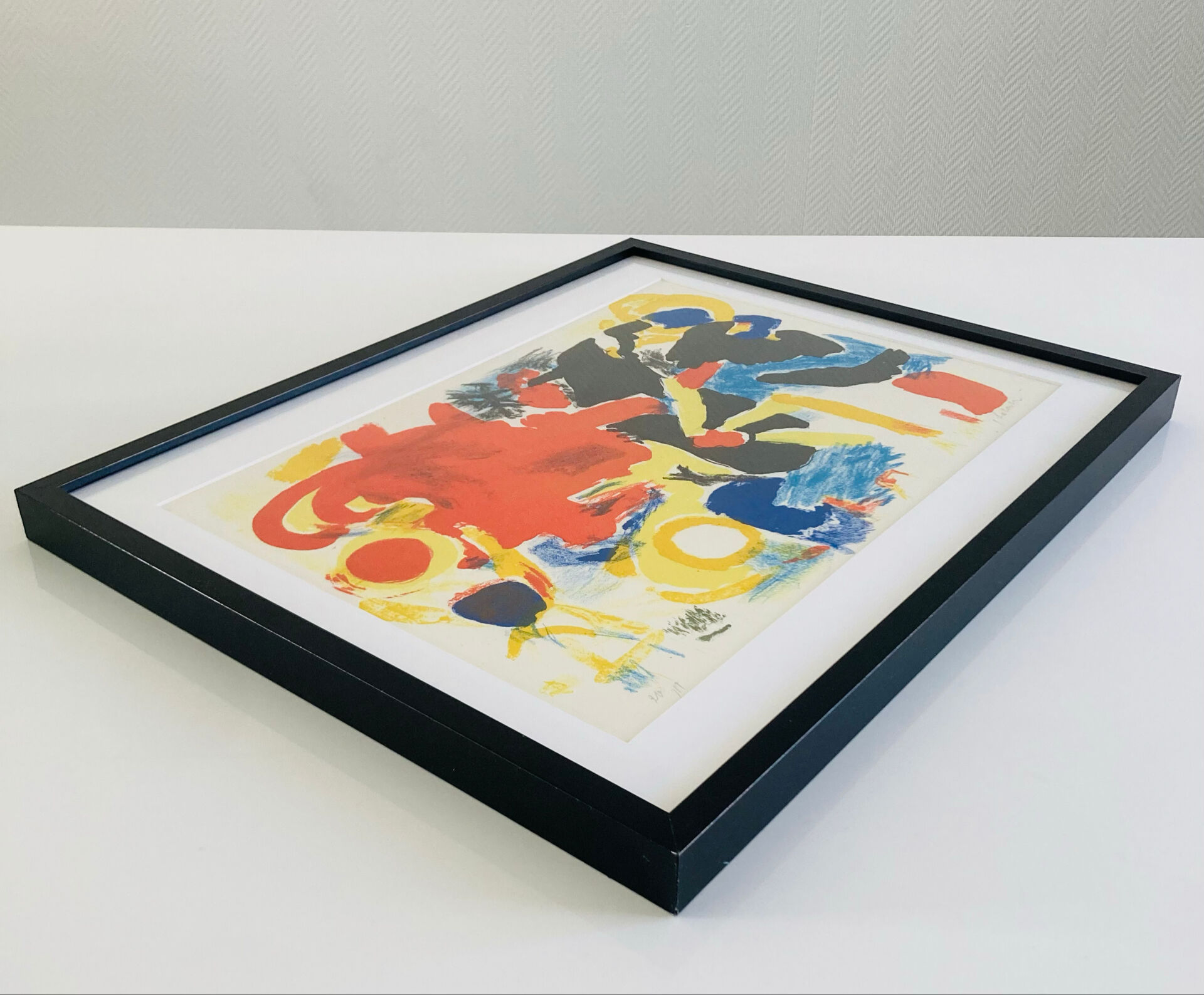 Numbered lithograph 19/20 and signed by Ger Lataster - Circa 1956