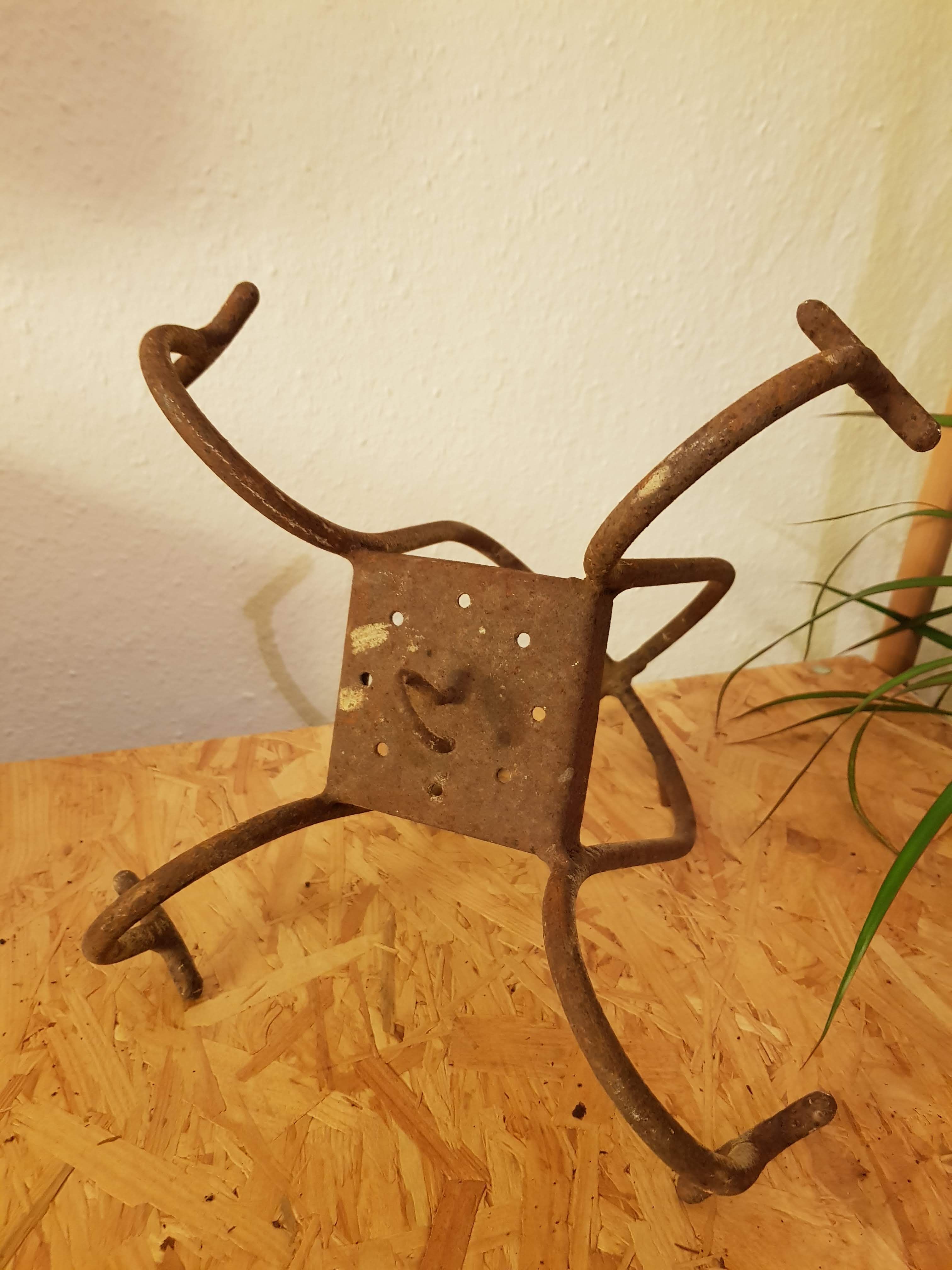 Industrial wrought iron hanger