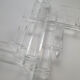Custom Made Lucite and Glass Coffee Table by Hemcé Nice, France, 1970s