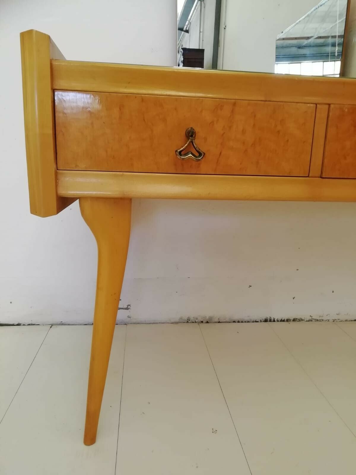 Italian chest of drawers from the 60s with mirror