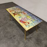 Mid century ceramic coffee table by Sigis, 1960s