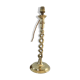 Twisted lamp in solid brass