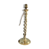 Twisted lamp in solid brass