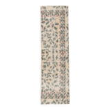 2x9 Vintage Floral Runner Rug, 77x271Cm