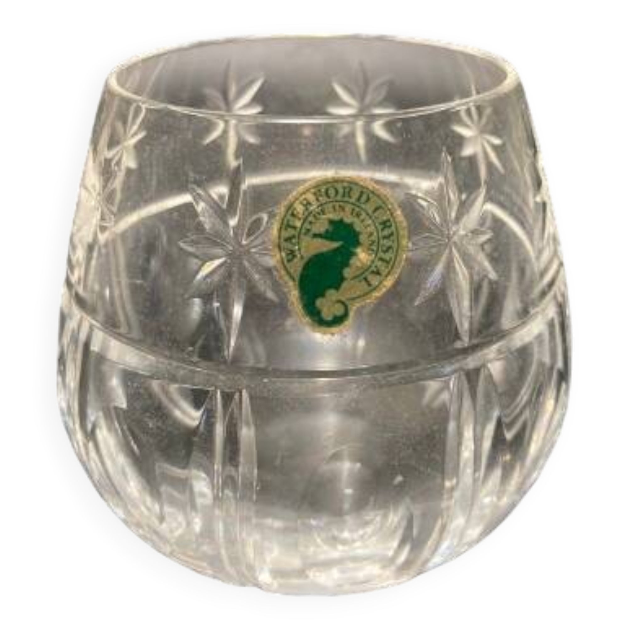 Waterford crystal whiskey glass, made in Ireland
