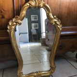 Golden Louis XV style mirror  48x81cm