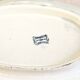 Large K&G Luneville Terre de Fer earthenware dish, Sepia blue country model