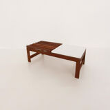 Mid-century slat bench, The Netherlands 1950's