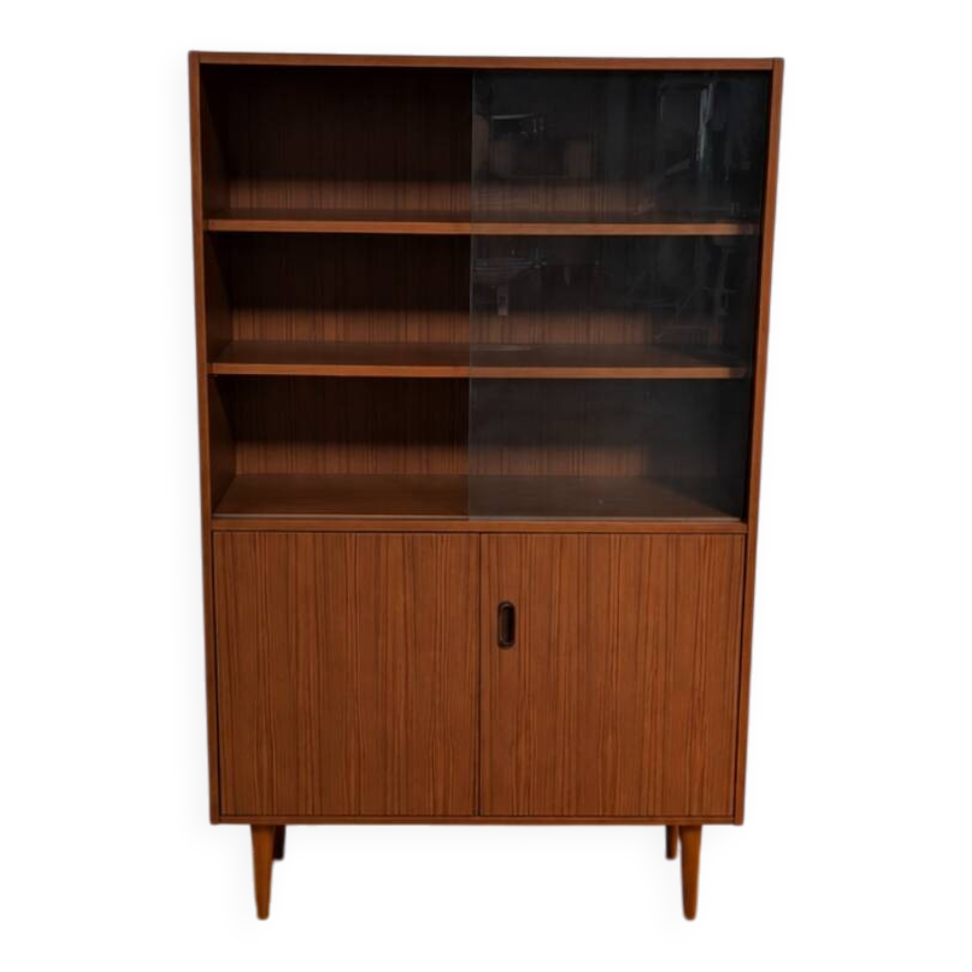 Vintage Scandinavian design display cabinet