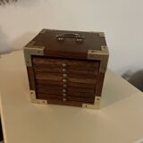 Box for wood and cork coasters