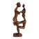 Original sculpture W. Mebdandi - The Family - solid mahogany wood, Tc