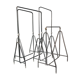 Set of 4 racks with metal clothing