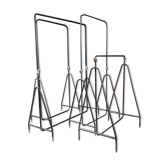 Set of 4 racks with metal clothing