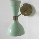 Paire appliques murale italienne style années 50