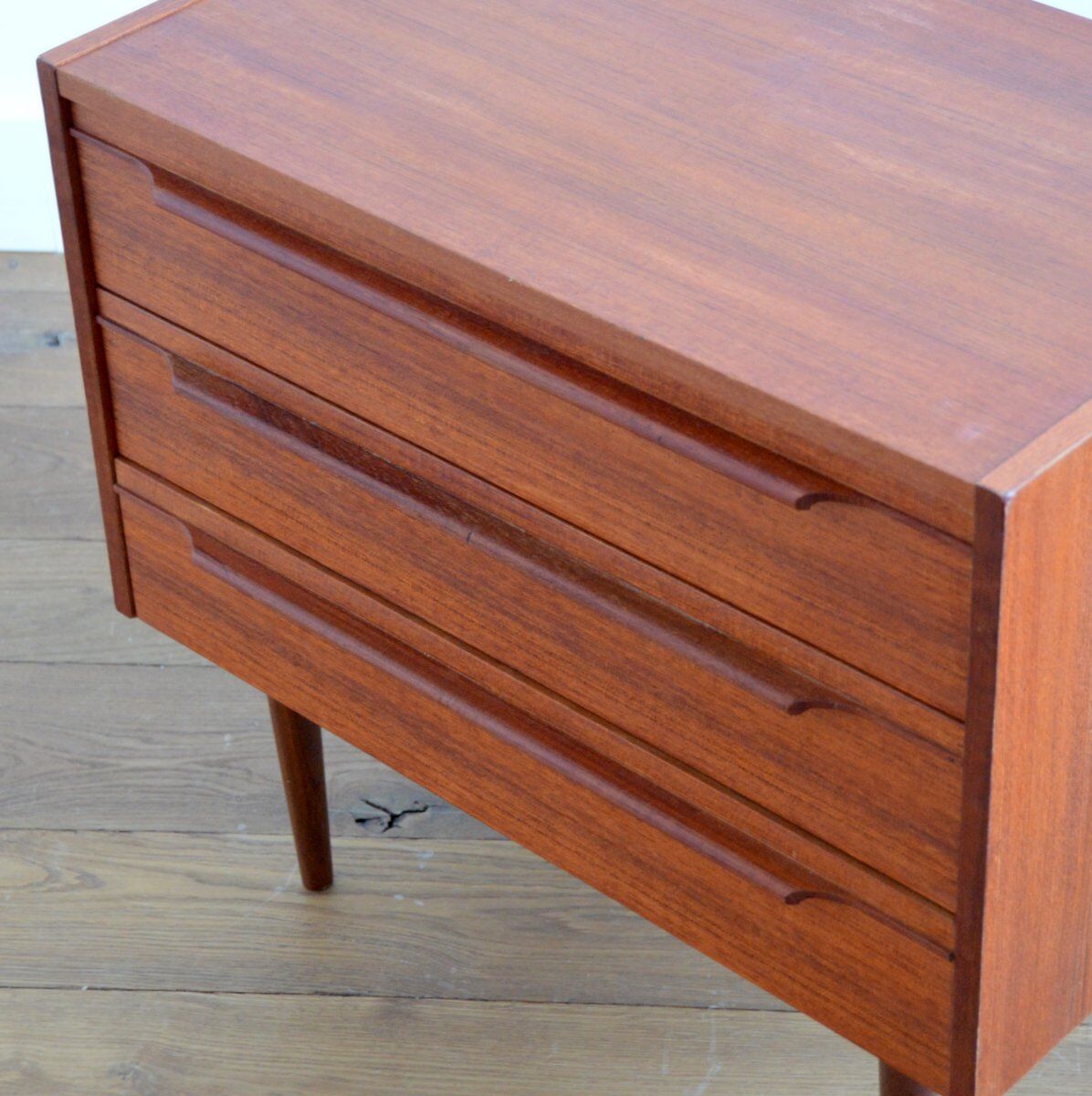Commode scandinave teck vintage 1960s