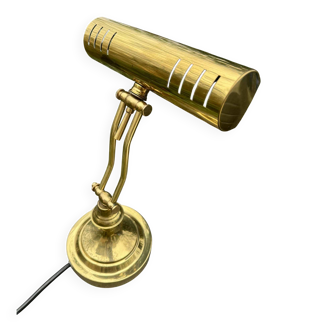 60s brass notary lamp