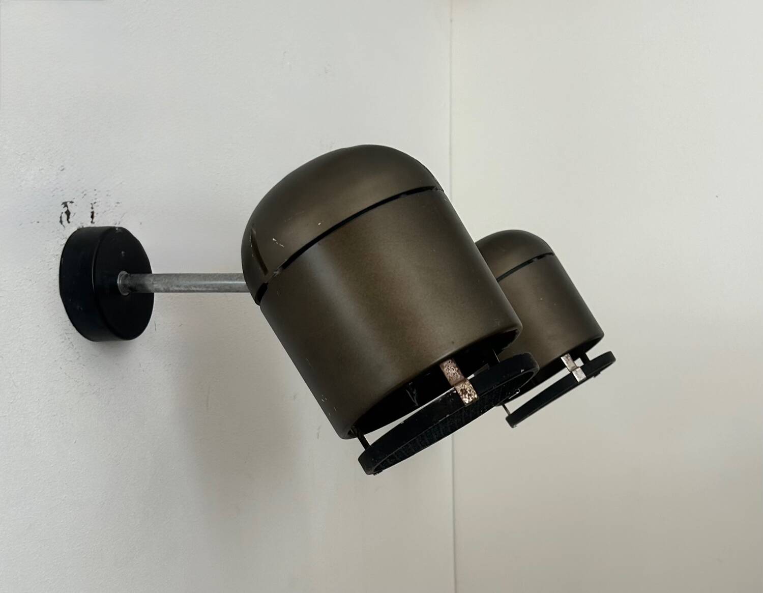 Pair of adjustable wall lights, metal by Staff Leuchten, Germany 1970