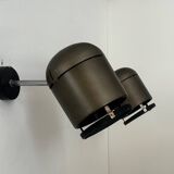 Pair of adjustable wall lights, metal by Staff Leuchten, Germany 1970