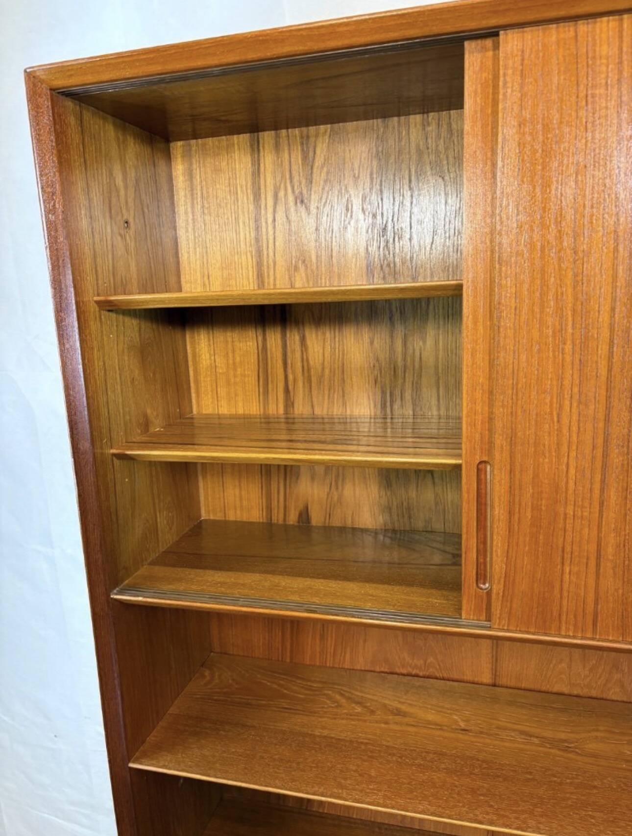Mid Century Retro Teak Wall Unit / Bookcase by Poul Hundevad (1960s)  A fan