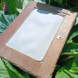 VINTAGE RATTAN MIRROR