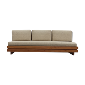 Elm sofa Maison Regain, 60's