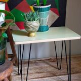 Hairpin leg side table