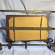 Vintage Art Deco wall-mounted coat and hat rack.