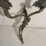Paire d'appliques en bronze