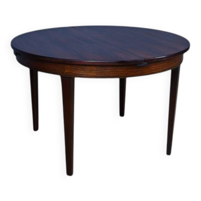 Table à système scandinave en palissandre, 6 à 8 couverts – 1960